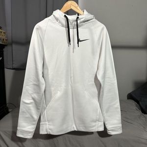 Nike Dri-Fit Training Funnel Pullover Hoodie - MENS - White - SMALL